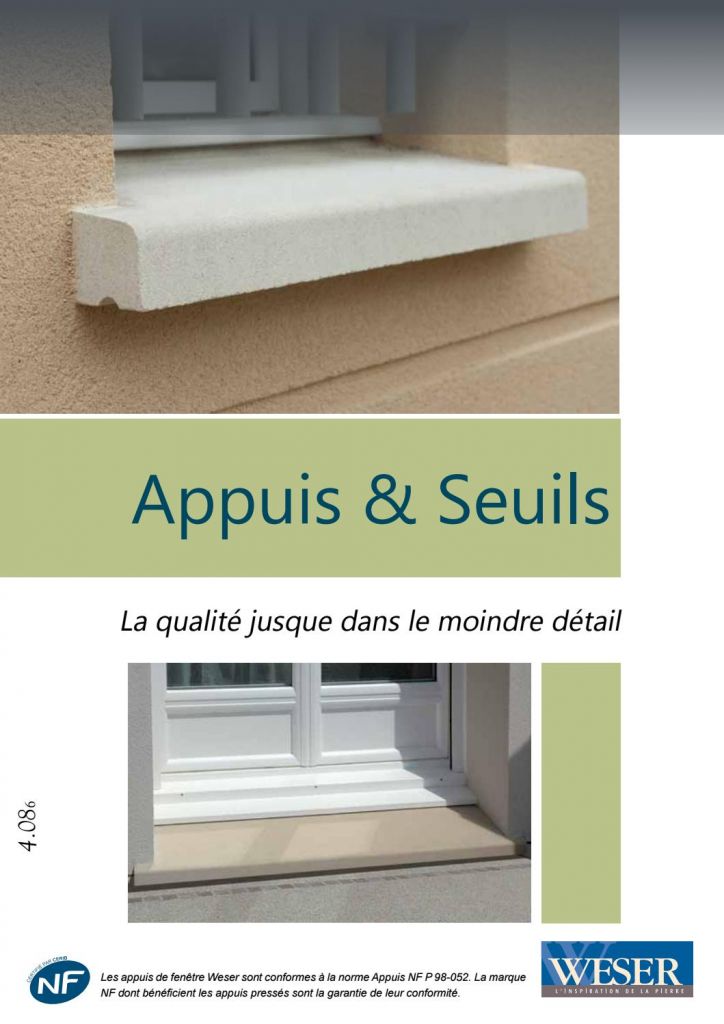 Appui de fenêtre - appuis de fenêtre